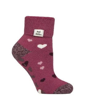 Cosy Ladies Fluffy Socks with Turn Over Cuff - - Size: 4-6 - Heat Holders - FashionsVida