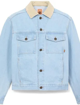 Cazadora vaquera de hombre con cuello de pana y estilo icónico - Timberland - FashionsVida