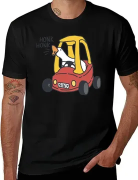 Silly Goose Car Red T-Shirt Casual Simple Design Short Sleeve Shirt T-Shirt - Aliexpress - FashionsVida