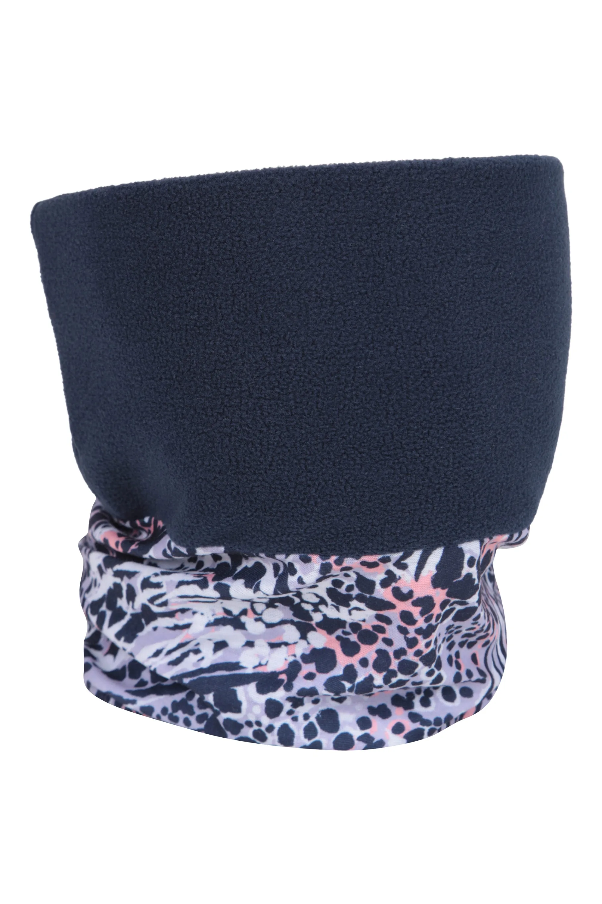 Patterned Womens Fleece Headtube - Purple - Purple - Size: ONE - Mountain Warehouse - FashionsVida