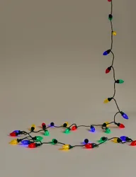 Multicoloured Bulb Mains Lights Multi