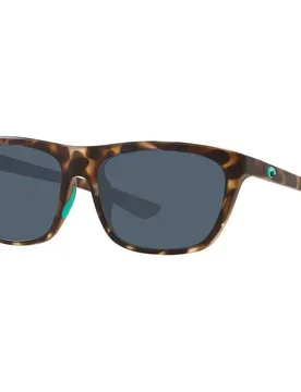 Cheeca Polarized Sunglasses Matte Shadow Tortoise Gray 580P/CAT3 Men - Costa - FashionsVida