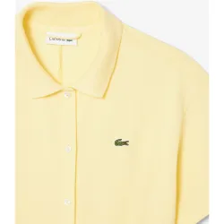 Vestido Polo de mujer con vuelo de minipiqué en de manga corta