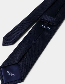 Corbata de hombre de seda con textura - Hackett - FashionsVida
