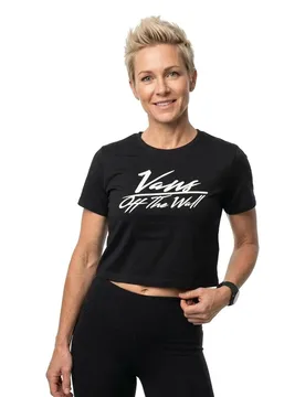 T-shirt à Manches Courtes Off The Wall Crop Ii Black L - Vans - FashionsVida