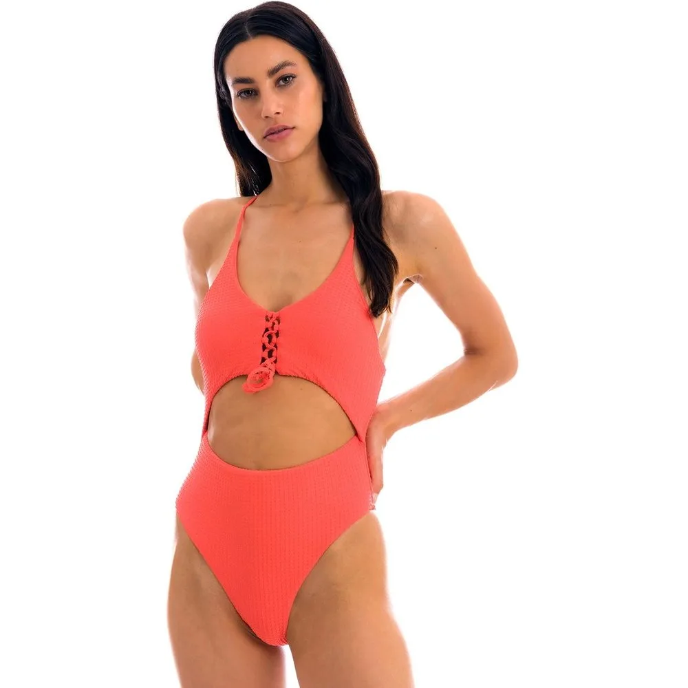 Bañador de mujer brasileño liso con relleno - Río de Sol - FashionsVida