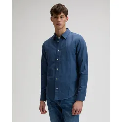 Camisa de hombre de manga larga de corte regular