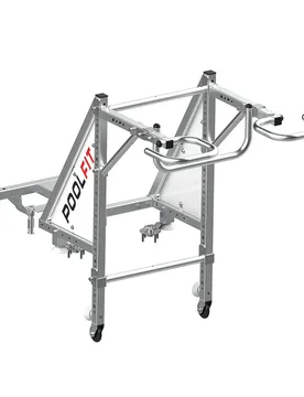 Poolfit Basic Modular Aquatic Training Structure Grey One Size unisex - Poolbiking - FashionsVida