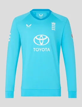 England Cricket Men's 26/27 Odi Sweatshirt BLUE M male - Castore - FashionsVida