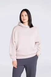 Idol Womens Drop Shoulder Hoodie - Taupe - Taupe - Size: XL