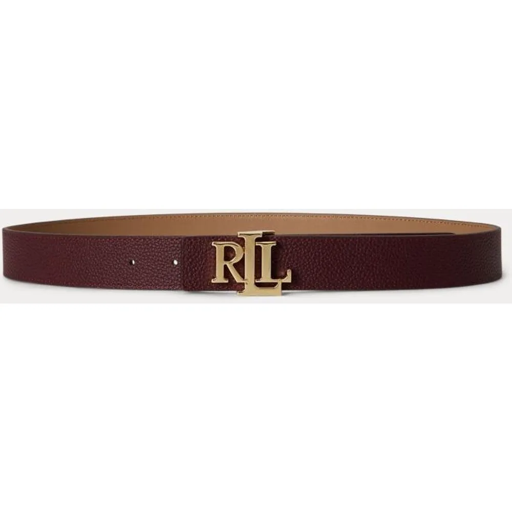 Cinturón de mujer reversible de piel granulada - Lauren Ralph Lauren - FashionsVida