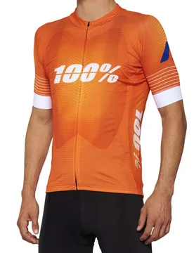 Maglia A Maniche Corte Exceeda Orange - 100percent - FashionsVida