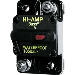 Bulkhead Circuit Breaker Black 50A unisex