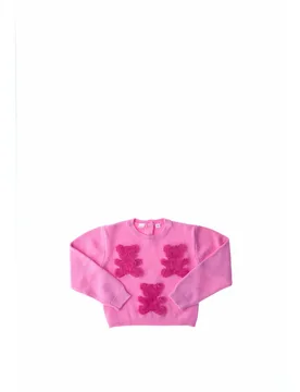 Maglia misto cotone ROSA BUBBLE 2A - iDO - FashionsVida