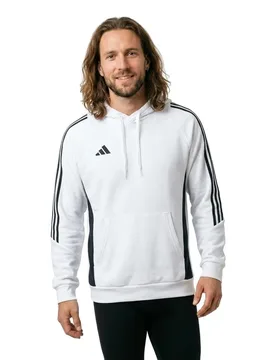 Sweat à Capuche Tiro24 White / Black L - Adidas - FashionsVida