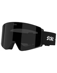 Masque de ski - G001S Matte Black Smoke - Noir
