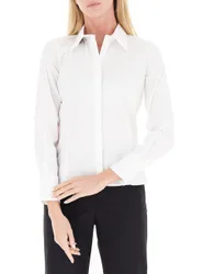 Camicia misto cotone PANNA 48