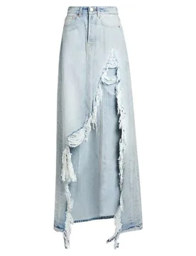 Jeansrock Damen Blau M,S Damen - Vetements - FashionsVida