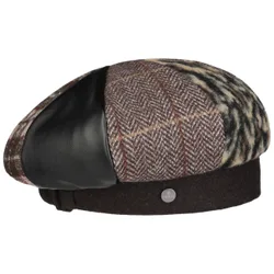 Patchwork Basque Beret by - brown - Damen - Size: One Size