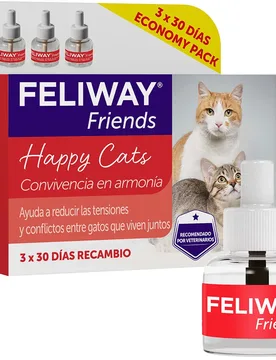 Recharge Diffuseur Friends 48ml 3 Unités Red One Size - Feliway - FashionsVida