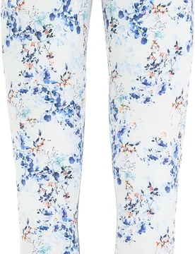Legging thermique doux et confortable - Milita Printed Bottom Schrubby Print - Taille M - Bleu - Picture Organic Clothing - FashionsVida
