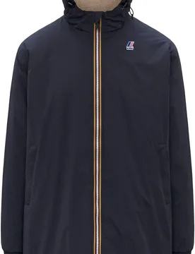 Veste longue isolée et imperméable - Le Vrai 4.0 Eiffel East Orsetto Depht Blue en Nylon - Taille XL - Navy - K-way - FashionsVida