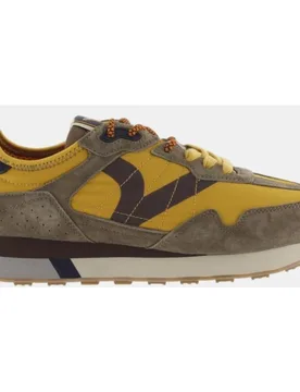 Zapatillas deportivas unisex de nylon con piezas de color y de serraje - Victoria - FashionsVida