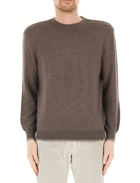Maglione lana vergine MARRONE M - Paul & Shark - FashionsVida