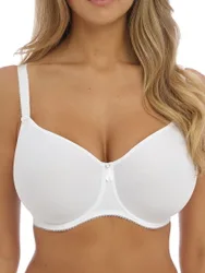 Womens Rebecca Essentials Moulded Spacer Bra - White Polyamide - Size 36dd