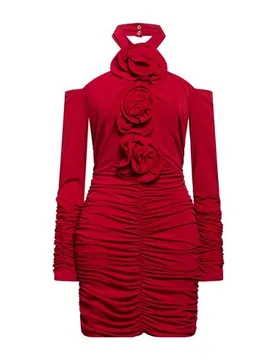 Mini-Kleid Damen Rot 34,36,38,40 Damen - Babylon - FashionsVida