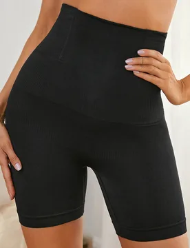 SHEIN Shorts de fajas de talle alto - Shein - FashionsVida