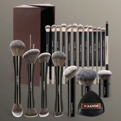 Juego de 1/7/13/15/20 piezas de brochas de maquillaje profesional con accesorios y caja de almacenamiento, brocha para base, brocha para polvo, brocha