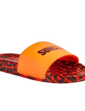 Tongs Logo Fluo Orange EU 40 - Sundek - FashionsVida
