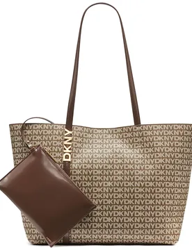 Sac En Toile Avril Chino / Chocolate Brown One Size unisex - DKNY - FashionsVida