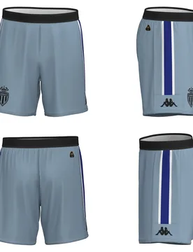 Torwartshorts AS Monaco Kombat Ryder Pro 2024/25 - Bleu - male - Size: XL - Kappa - FashionsVida