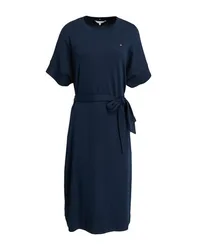 Midi-Kleid Damen Nachtblau M Damen