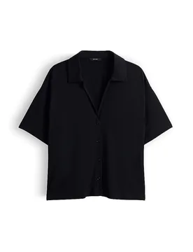 Poloshirt SAJACKI schwarz 38 damen - Opus - FashionsVida