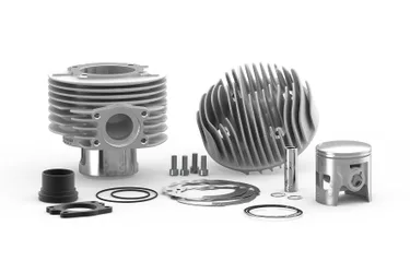 Gruppo Termico Sport 63 In Alluminio Cvf2 Con Spinotto 15 Vespa Px 150 2t Euro 3