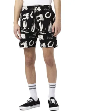 Short 100 All Over Print Black XL - Dickies - FashionsVida