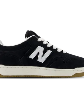 Men's Sneakers - Black - Size 12.5 - Leather - Black - Size: 12.5 - New Balance - FashionsVida