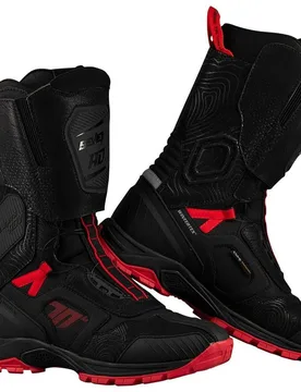 Stivali Moto Degrees SD-BA6 STELVIO HIGH Nero Rosso taglia 41 - Seventy - FashionsVida