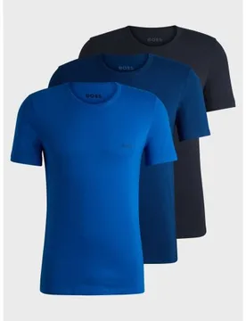Mens Assorted 3-Pack Classic T-Shirt - Male - Multi - Medium - BOSS - FashionsVida