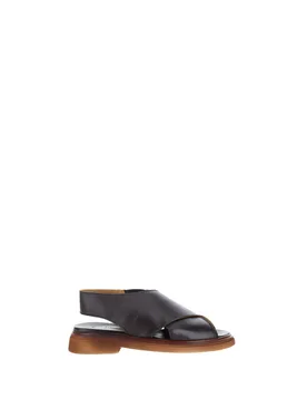 Sandali in pelle TESTA DI MORO 38 - MOMA - FashionsVida