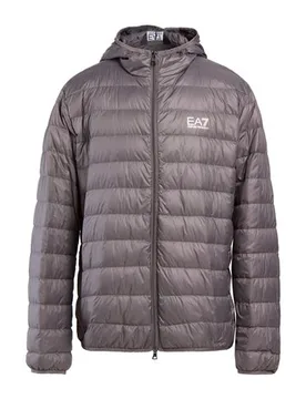 Pufferjacke & Daunenjacke Herren Grau 4XL,L,M,S,XL,XS,XXL,XXS,XXXL Herren - EA7 - FashionsVida