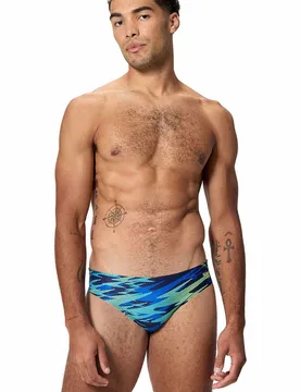 Hyperboom print brief 25 bañador natación hombre Naranja (40) - Speedo - FashionsVida