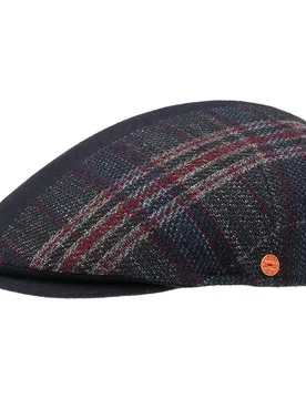 Jasper Fancy Flat Cap by - blue - Size: 62 cm - Mayser - FashionsVida