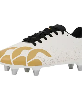 Kids Unisex Childrens/kids Football Boots (White) - Size Uk 2 Infant - Canterbury - FashionsVida