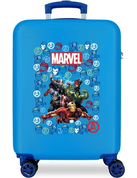 Maleta de cabina Marvel Avengers Team Marino rígida con capacidad de 34L - Personajes - FashionsVida