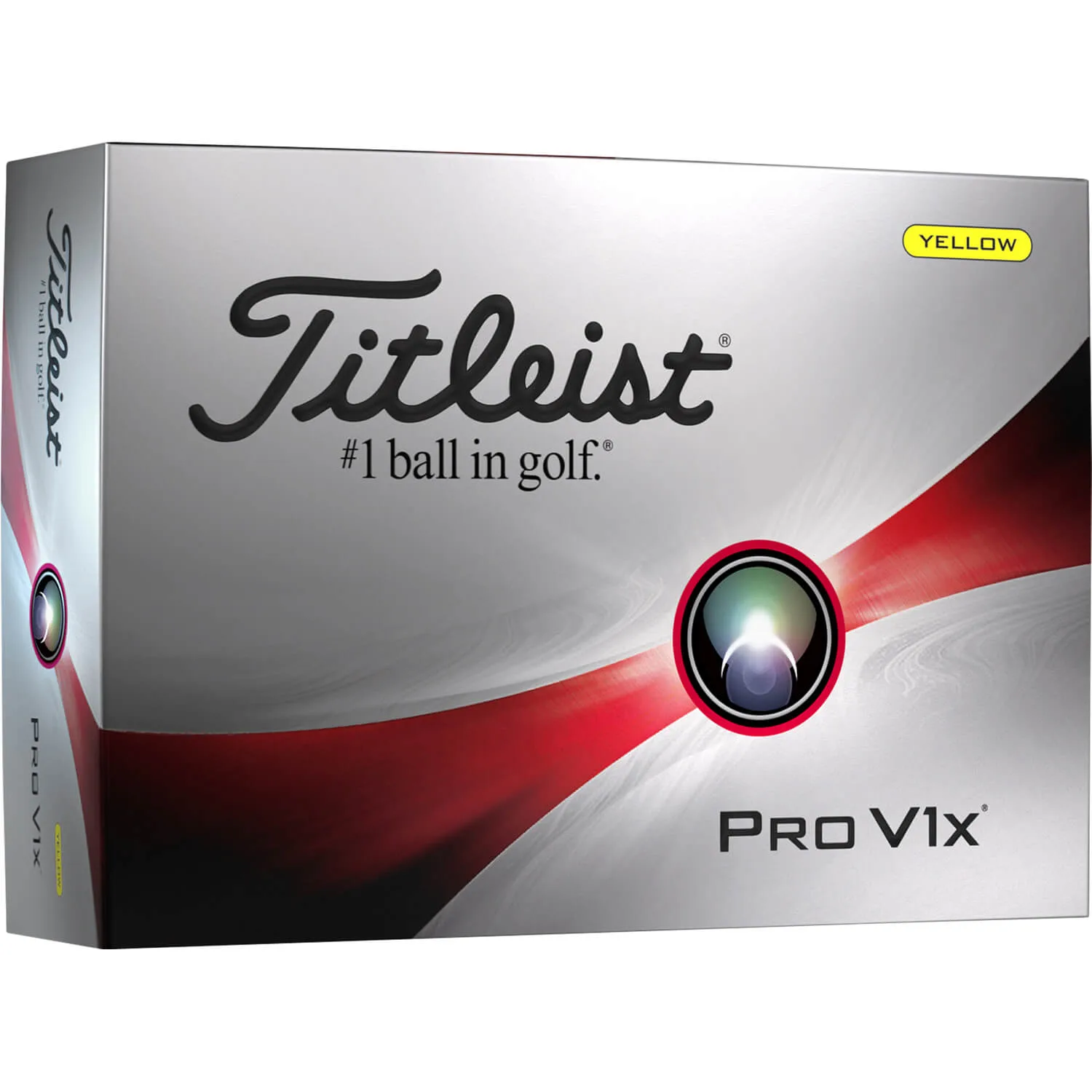 Pro V1x 2023 Golfbälle - 12er Pack, gelb - Titleist - FashionsVida