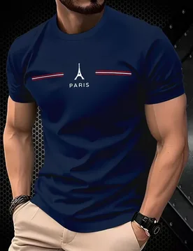 Men's gradient short sleeved T-shirt fashion lightweight breathable sports pullover daily casual shirt street Loose Men clothing - Aliexpress - FashionsVida